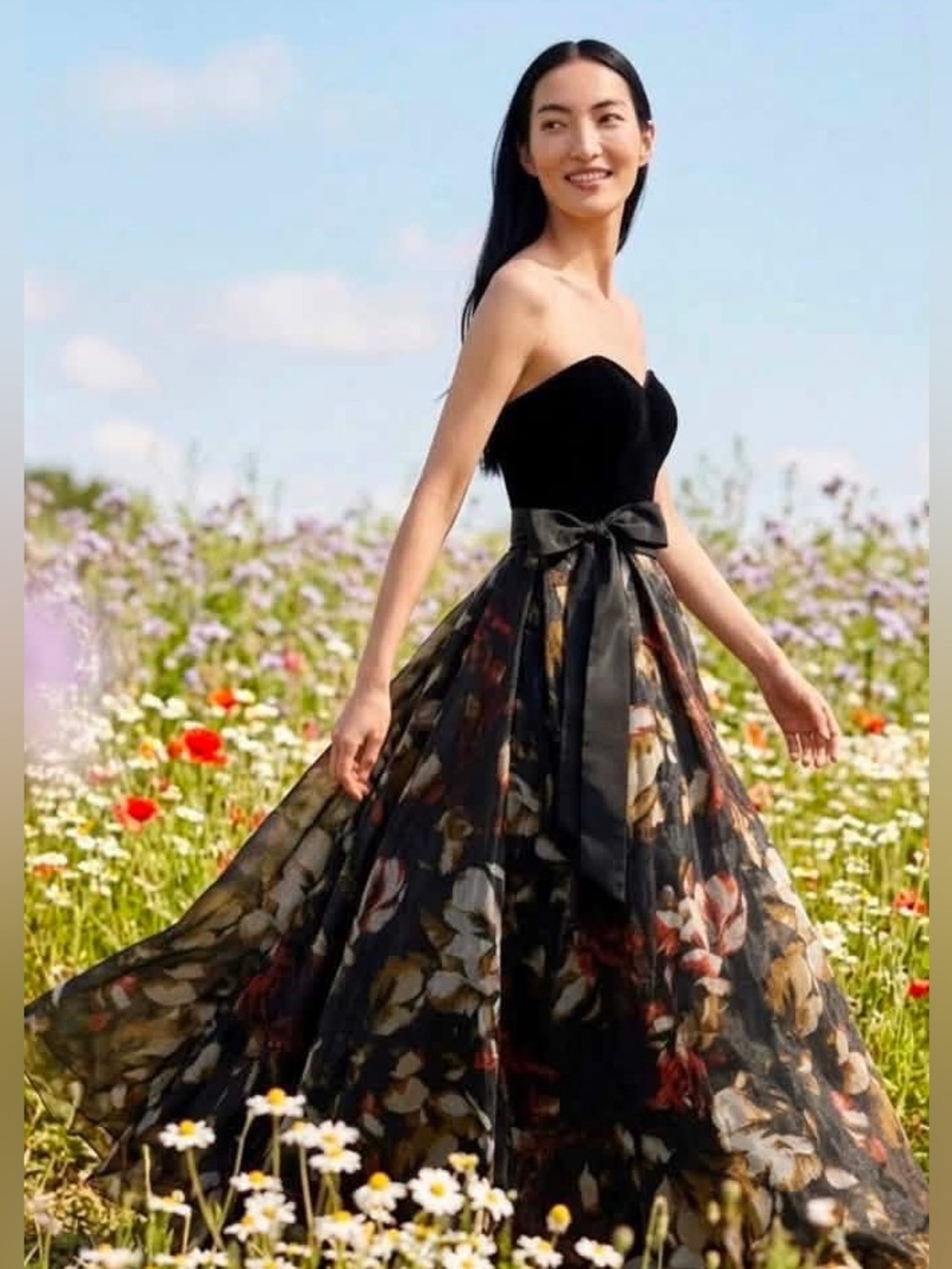 Betsy & Adam Strapless Gown, NWT ($329)!